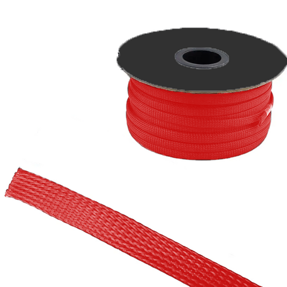 Rollo de cable piel de serpiente color Rojo