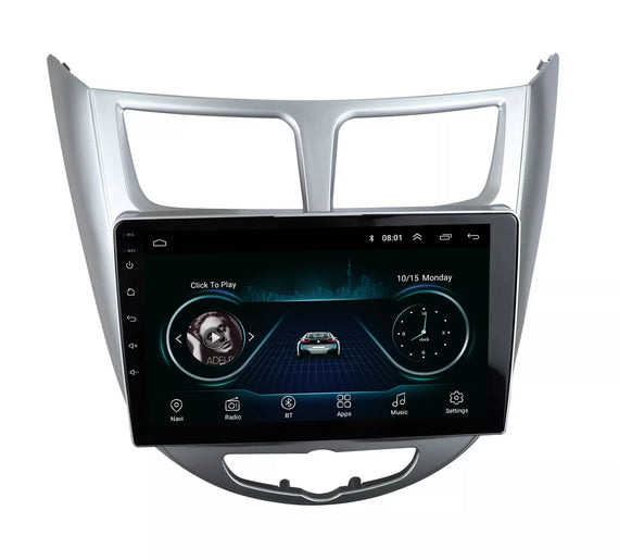 Consola Hyundai Verna / I 25 / Accent  9" pulgadas 2010-2014