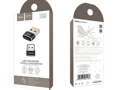 Adaptador USB-A a Tipo-C «UA6» conversor de transferencia de datos de carga