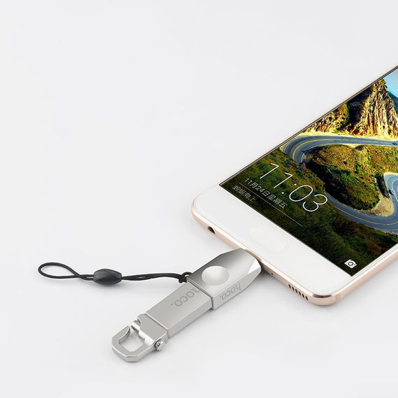 Adaptador UA9 tipo C a USB-A OTG material metalico