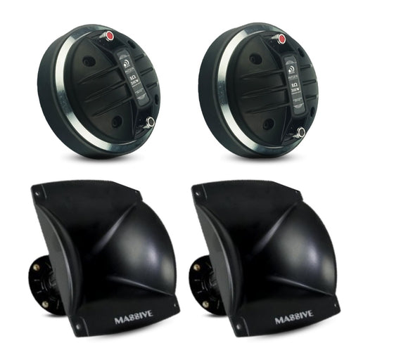 Driver Massive PAT220TI  350W + Corneta Massive F3 1"